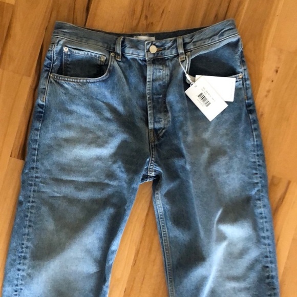 NEW Anine Bing Jackie Blue Jeans - Picture 7 of 8